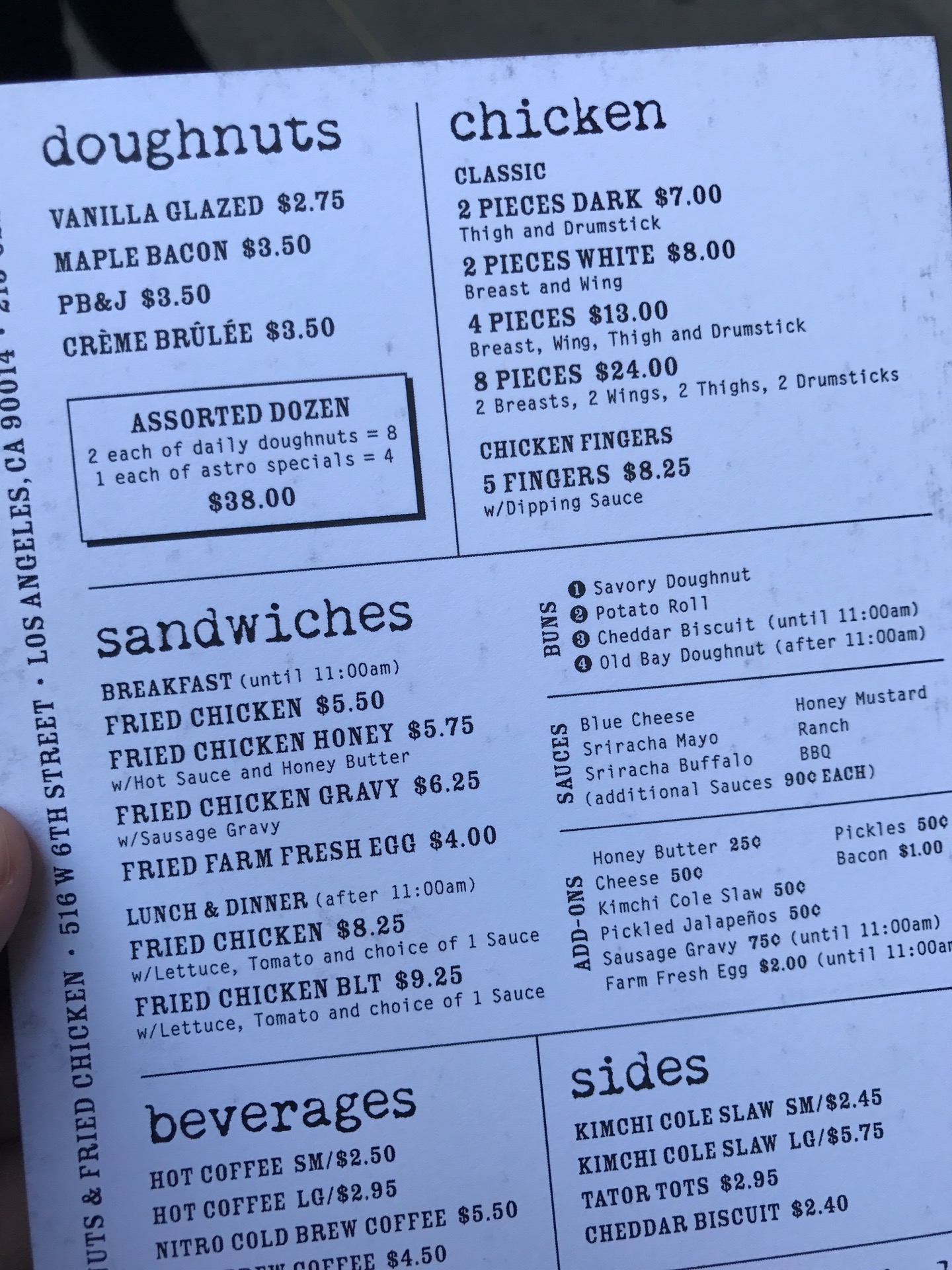 Astro Doughnuts and Fried Chicken  